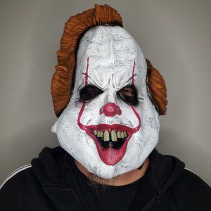 Rubie's -Pennywise 3/4 Mask Adult It Horror Movie Clown